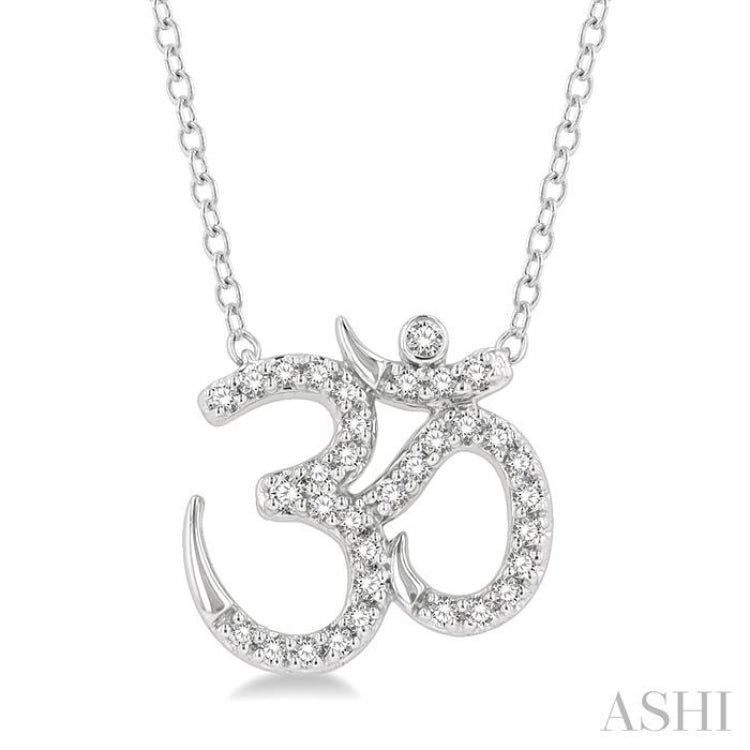 'Om' Petite Diamond Fashion Pendant