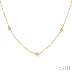 Diamond Station Necklace