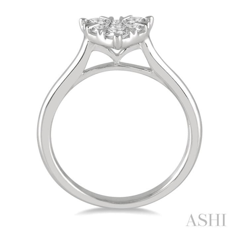 Heart Shape Lovebright Essential Diamond Engagement Ring