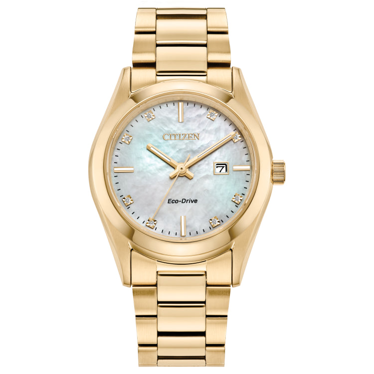 Citizen Eco-Drive Sport Luxury Ladies Stainless Steel