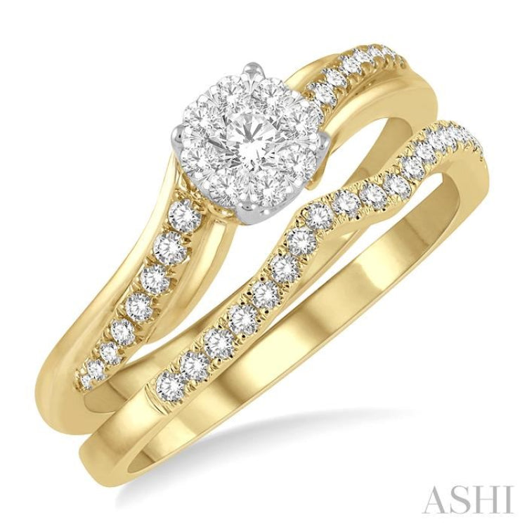 Lovebright Diamond Wedding Set