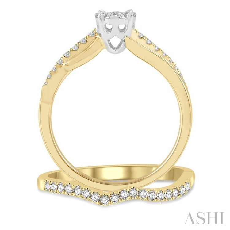 Lovebright Diamond Wedding Set