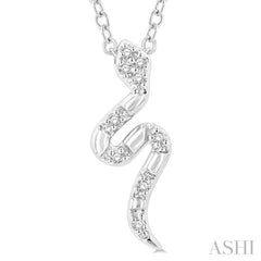 Snake Petite Diamond Fashion Pendant