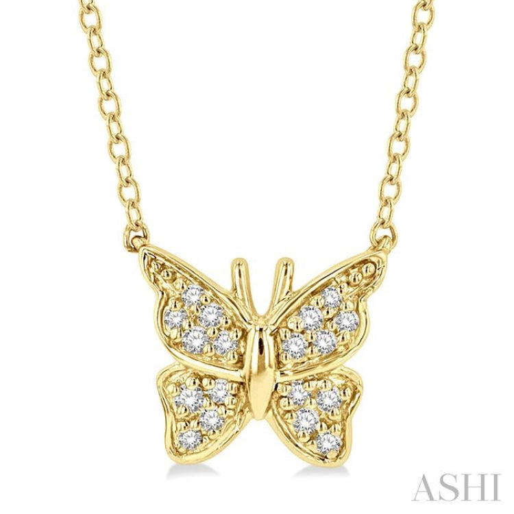 Butterfly Petite Diamond Fashion Pendant