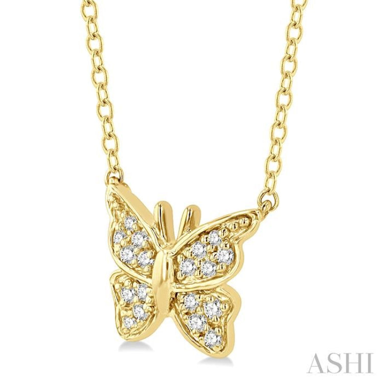 Butterfly Petite Diamond Fashion Pendant