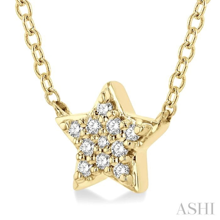 Star Petite Diamond Fashion Pendant