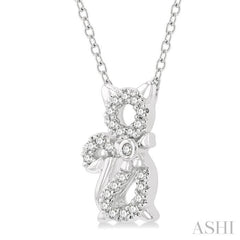 Cat Petite Diamond Fashion Pendant