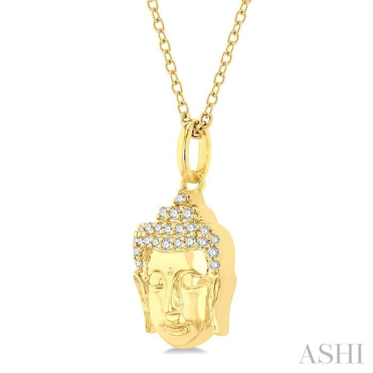 Buddha Petite Diamond Fashion Pendant