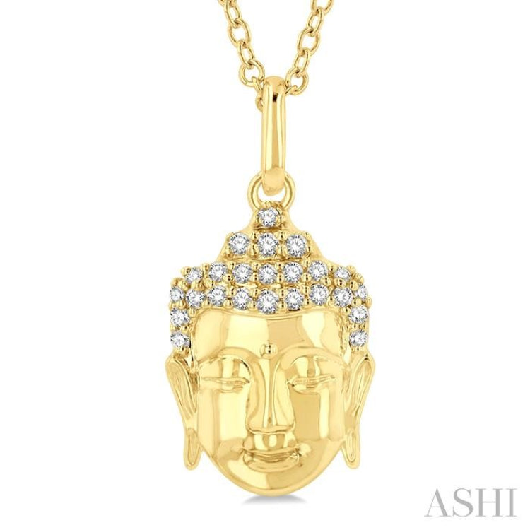 Buddha Petite Diamond Fashion Pendant