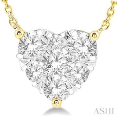 Heart Shape Lovebright Essential Diamond Necklace