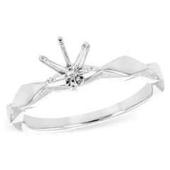 14KT Gold Semi-Mount Engagement Ring