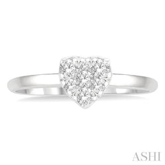 Heart Shape Lovebright Essential Diamond Engagement Ring