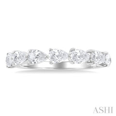 Pear Shape East-West Diamond Fashion Band