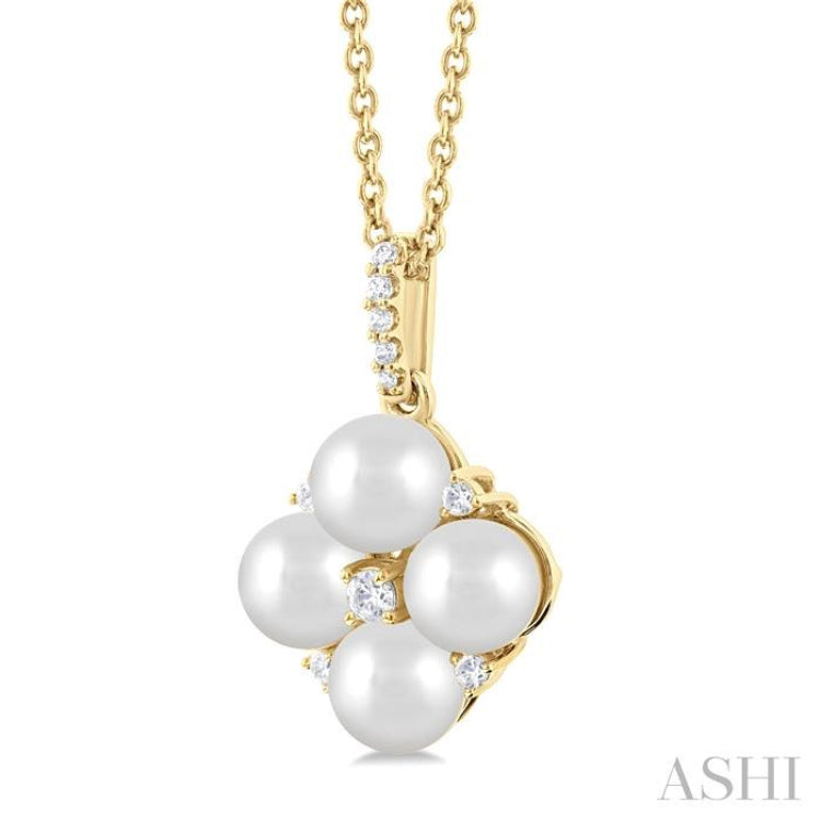 Pearl & Diamond Fashion Pendant