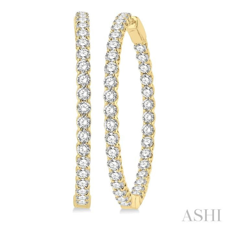 Inside-Out Diamond Hoop Earrings