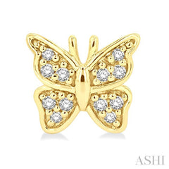 Butterfly Petite Diamond Fashion Earrings