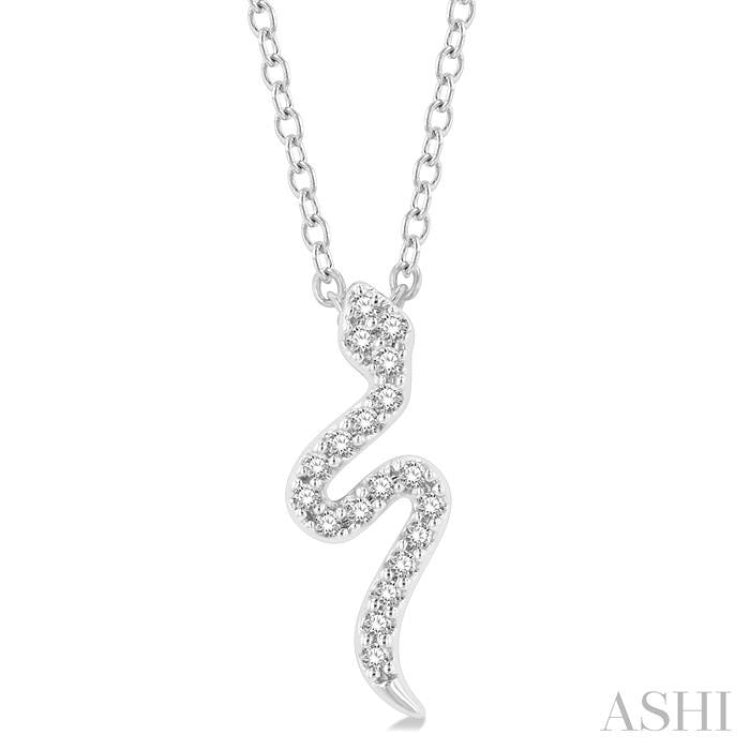 Snake Petite Diamond Fashion Pendant