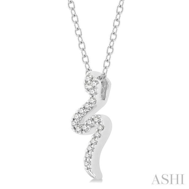 Snake Petite Diamond Fashion Pendant