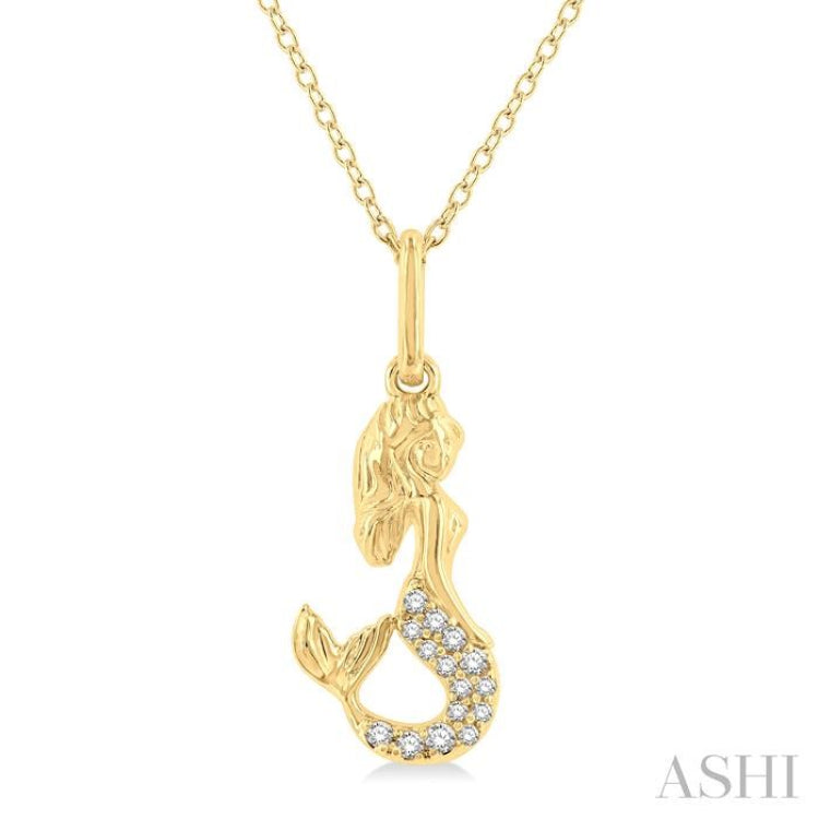 Mermaid Petite Diamond Fashion Pendant