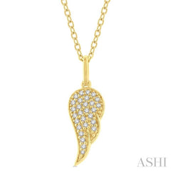 Angel Wings Petite Diamond Fashion Pendant