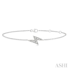 Lightning Bolt Petite Diamond Fashion Chain Bracelet