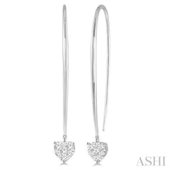 Heart Shape Lovebright Essential Diamond Earrings