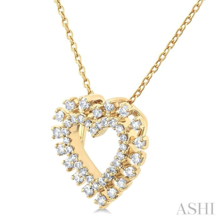 Heart Shape Diamond Fashion Pendant