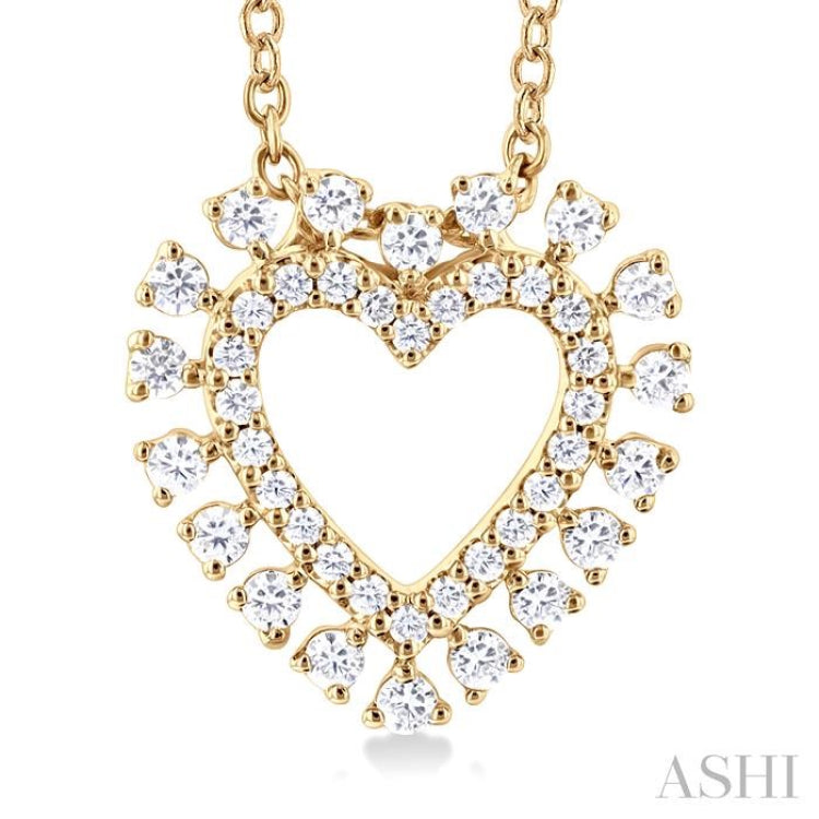 Heart Shape Diamond Fashion Pendant