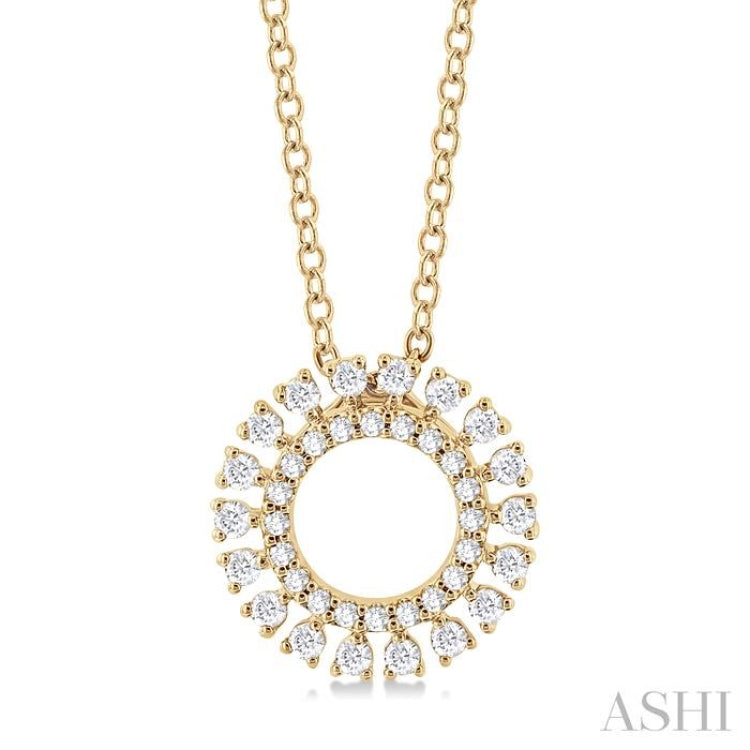 Circle Diamond Fashion Pendant