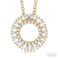 Circle Diamond Fashion Pendant