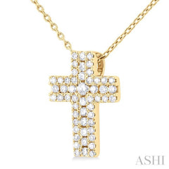 Cross Diamond Fashion Pendant