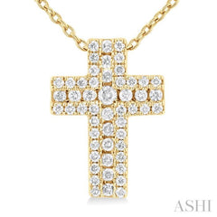 Cross Diamond Fashion Pendant