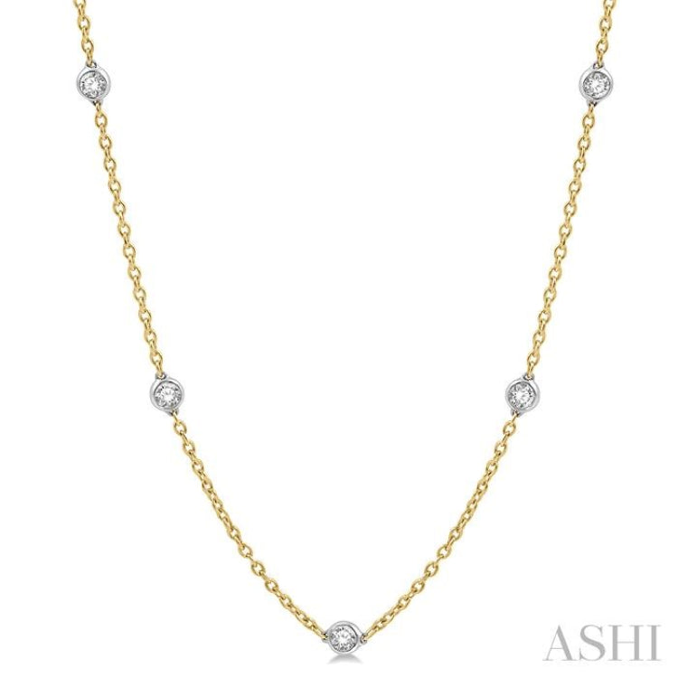 Diamond Station Necklace