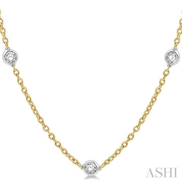 Diamond Station Necklace