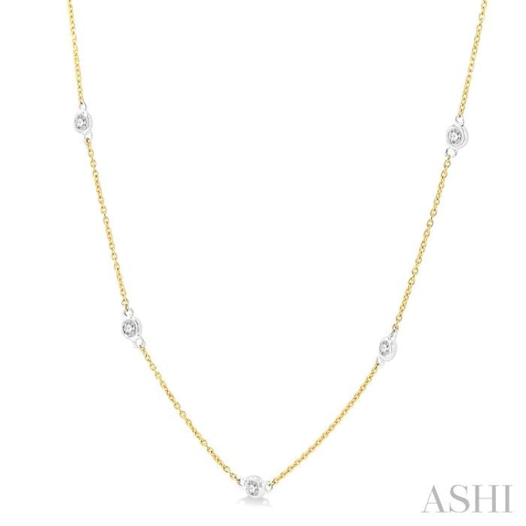 Diamond Station Necklace