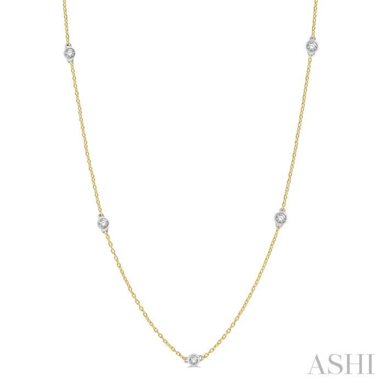 Diamond Station Necklace