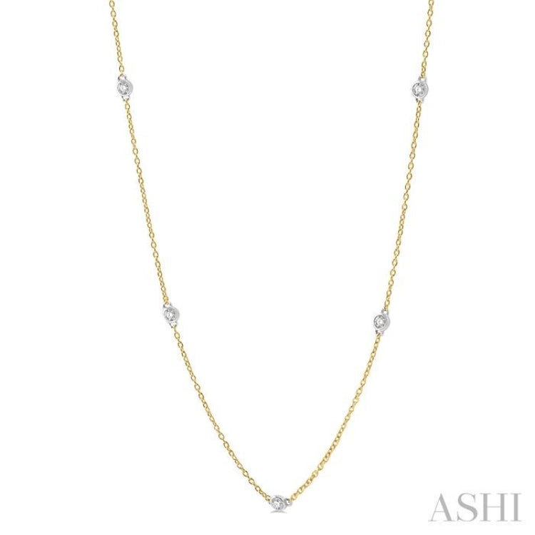 Diamond Station Necklace