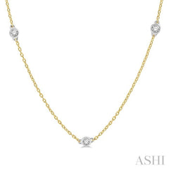 Diamond Station Necklace