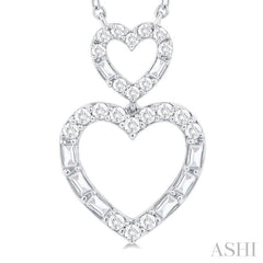 Heart Shape Diamond Necklace