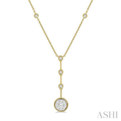 Round Shape Lovebright Diamond Necklace