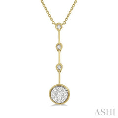 Round Shape Lovebright Diamond Necklace