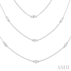 Diamond Station Long Necklace