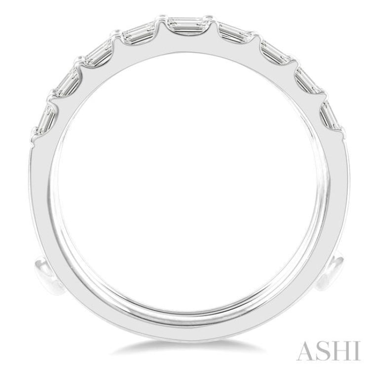 Baguette Diamond Insert Ring