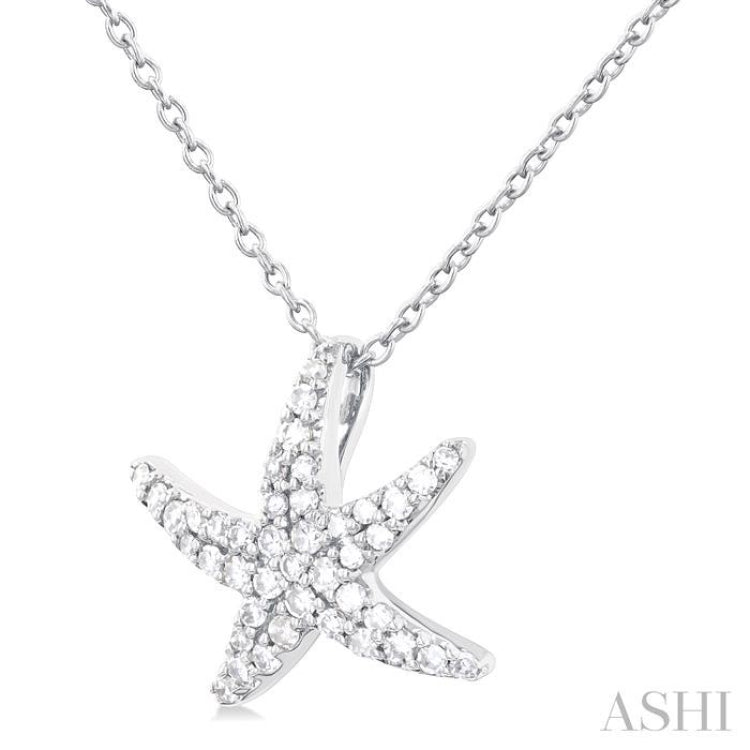 Starfish Petite Diamond Fashion Pendant