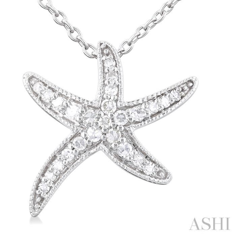 Starfish Petite Diamond Fashion Pendant