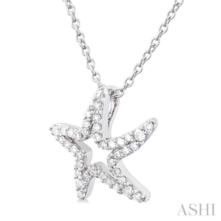 Starfish Petite Diamond Fashion Pendant