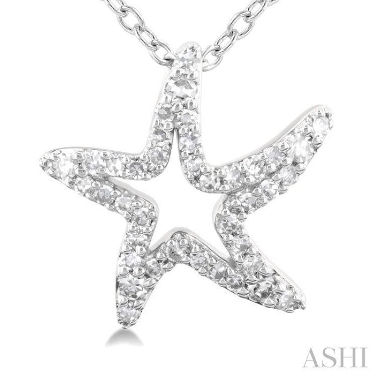 Starfish Petite Diamond Fashion Pendant