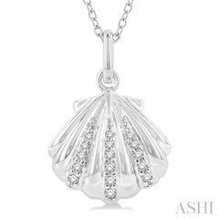 Seashell Petite Diamond Fashion Pendant