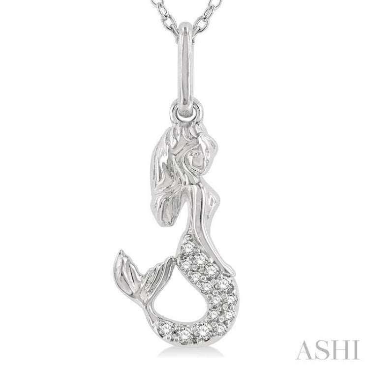 Mermaid Petite Diamond Fashion Pendant