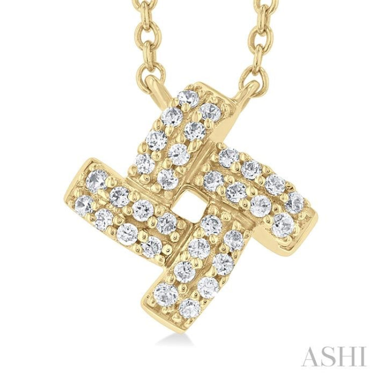 Knot Petite Diamond Fashion Pendant